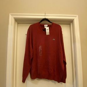 Lacoste maroon men’s xxl sweater.